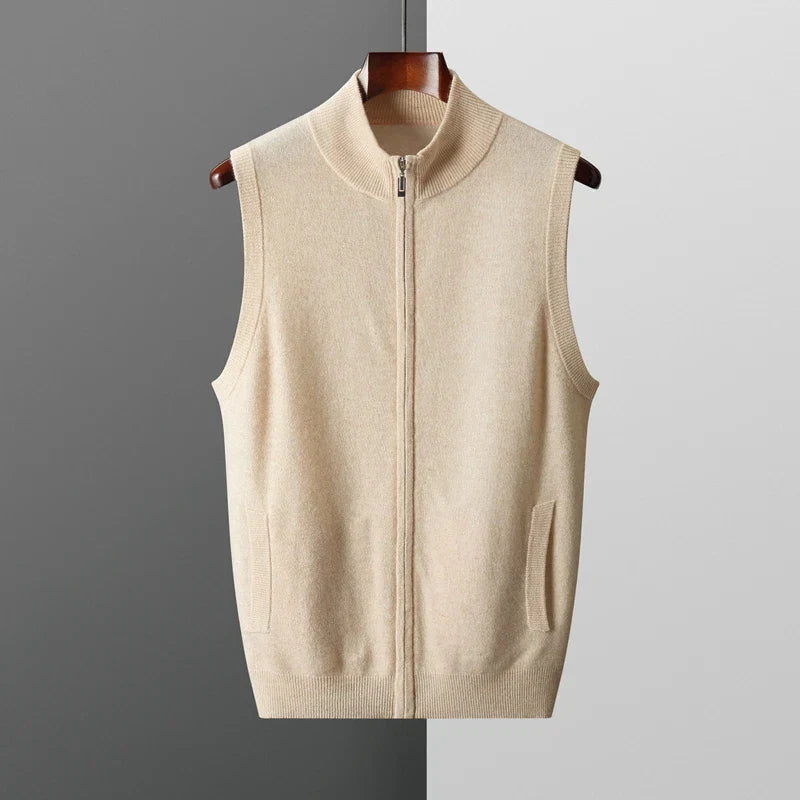 Harrington Cashmere Zip Vest