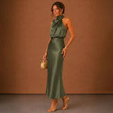 Valencia Satin Maxi Dress