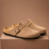 Valencia Suede Clogs