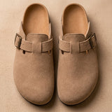 Valencia Suede Clogs