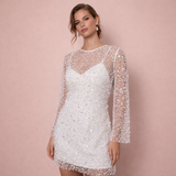 Ava Shimmering and Sophisticated Women's Glitter Party Dress