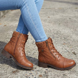 Valencia Women's Leather Ankle Boots