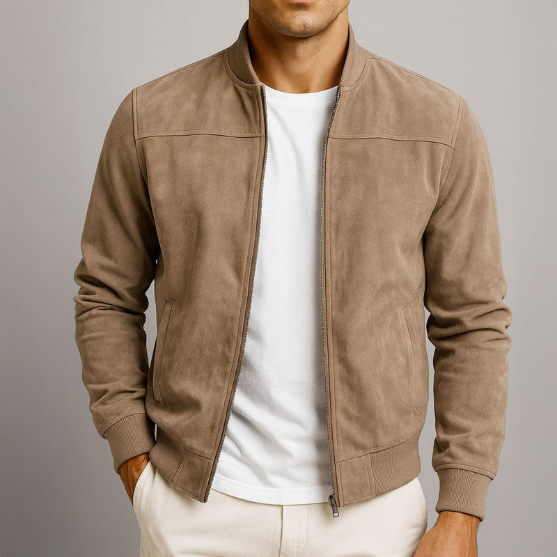 Léo Suede Bomber