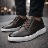 Calver Leather Brogue Sneakers