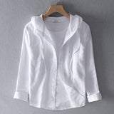 Lunessa Elegant Women's Linen Blouse