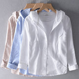 Lunessa Elegant Women's Linen Blouse