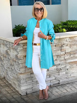 Elyra Longline Tunic Blouse