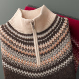 Evan Cashmere Half-Zip Sweater