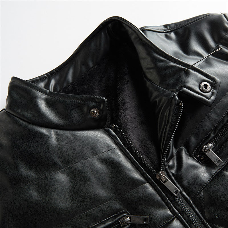 Hudson Quilted Leather Jacket