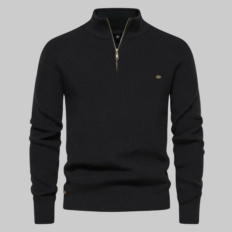 Harrington Half-Zip Knit Sweater