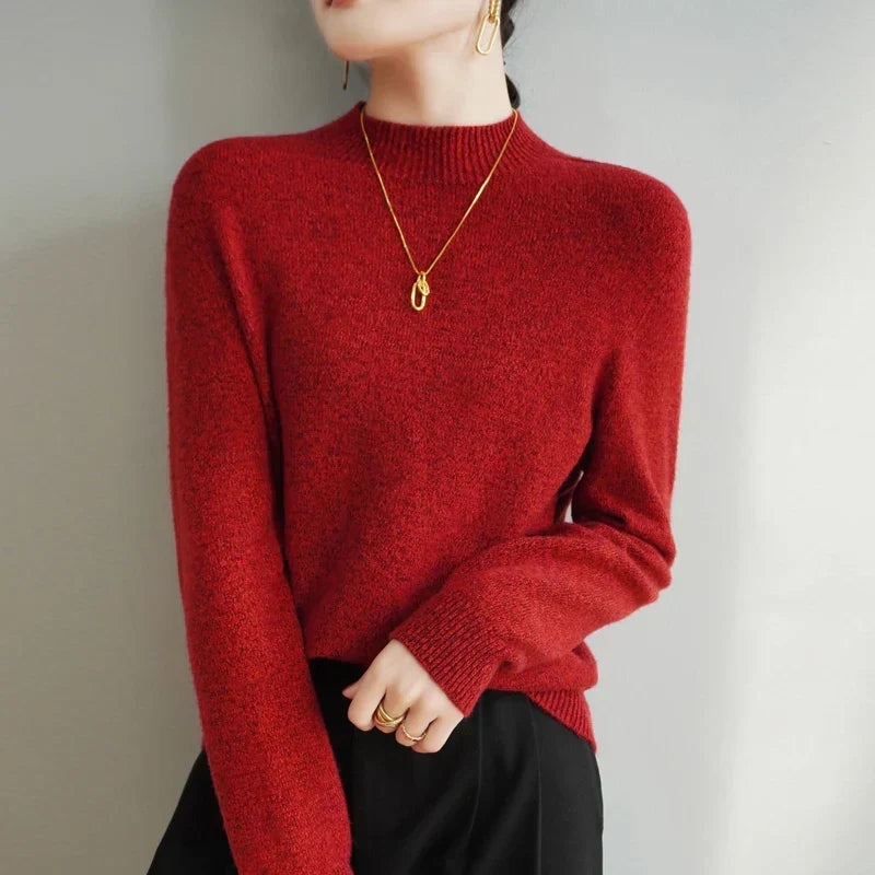 Luna Merino Mock Neck