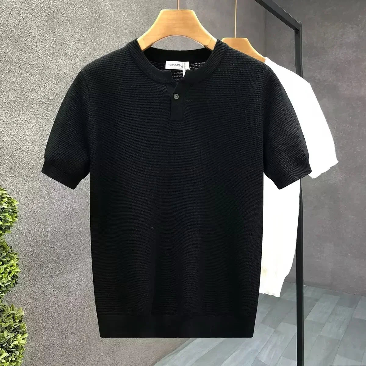 Henley Crewneck
