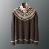 Evan Cashmere Half-Zip Sweater
