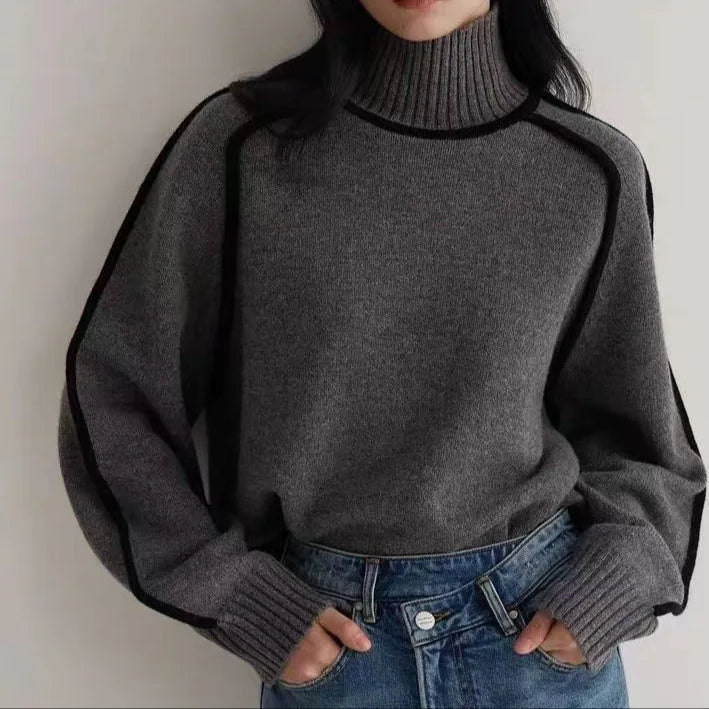 Solène High-Neck Knit