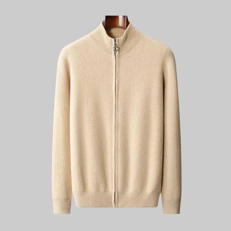 Valen Cashmere Zip Knit