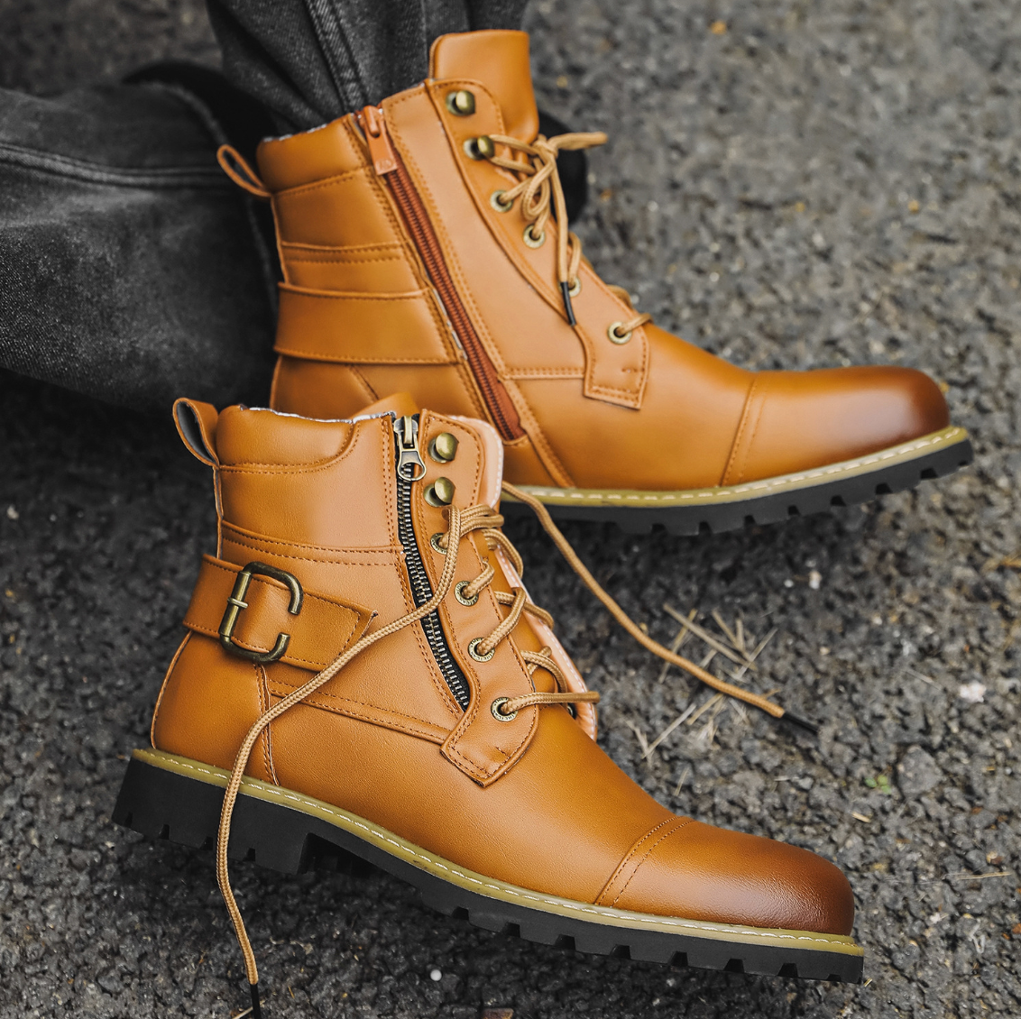 Ridgefield Leather Boots