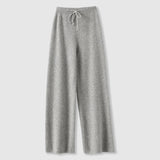 Amoretti Cashmere Wide-Leg Pants