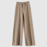 Amoretti Cashmere Wide-Leg Pants