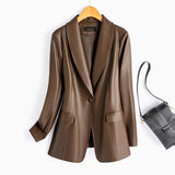 Riviera Leather Blazer