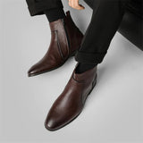 Mercer Zip Leather Boots