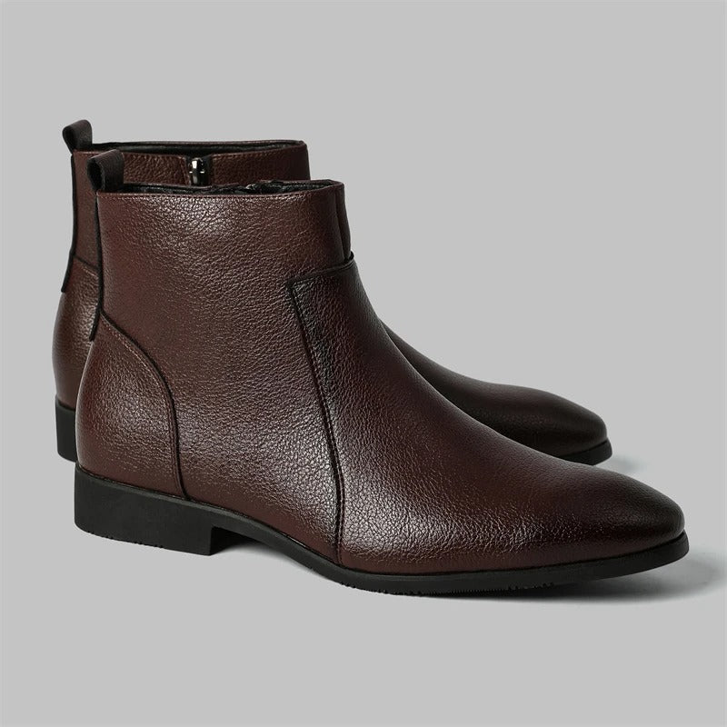 Mercer Zip Leather Boots