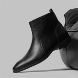 Mercer Zip Leather Boots