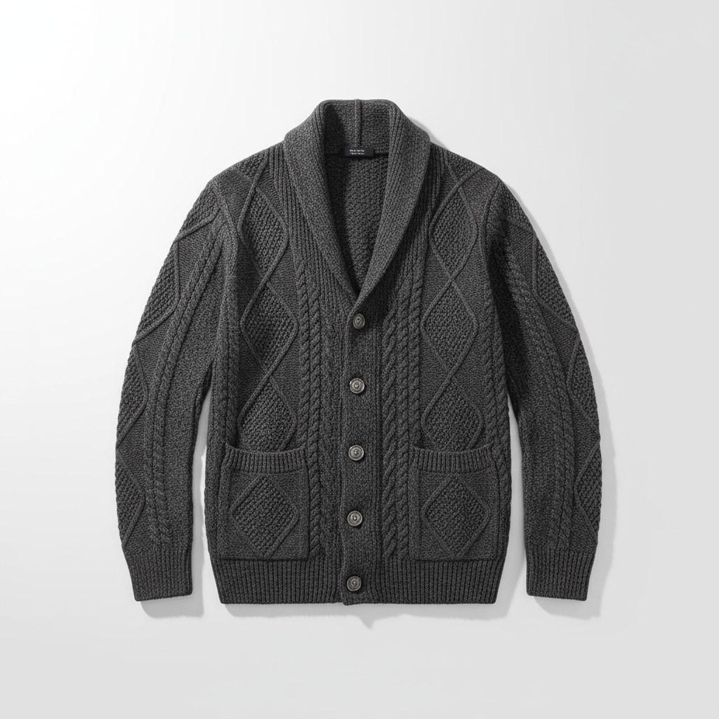 The Mason Knitted Wool Cardigan