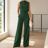 Dahlia-Louise Wide-Leg Jumpsuit - Green