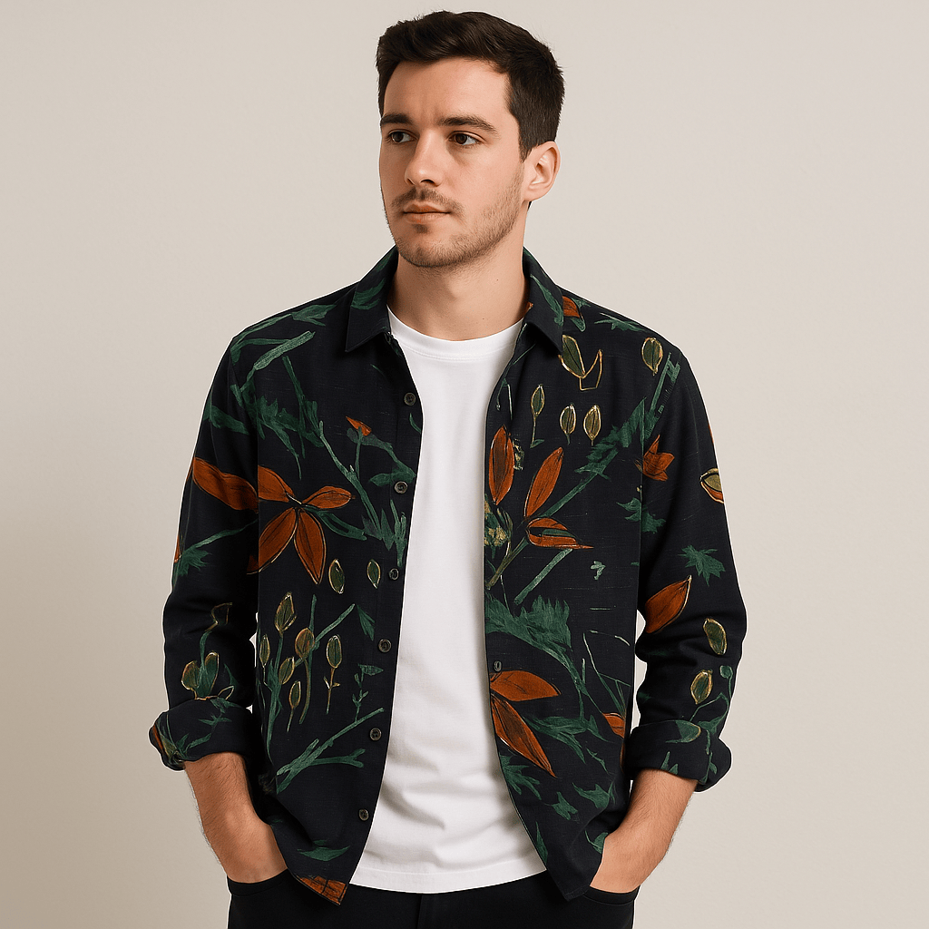 San Paolo Floral Shirt - Charles Thomas