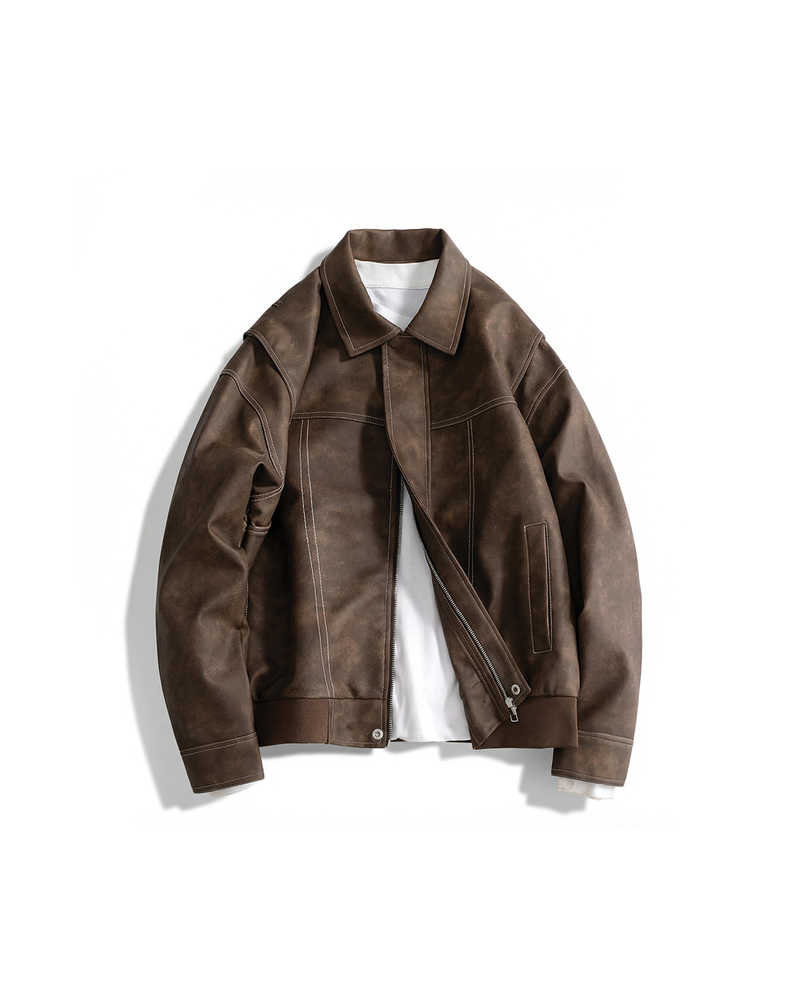 Benson Classic Leather Bomber